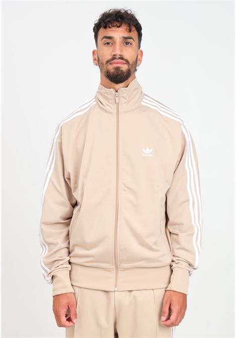 Felpa con zip ADICOLOR CLASSICS FIREBIRD beige da uomo ADIDAS ORIGINALS | IY9888.